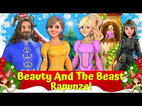 Beauty and The Beast 🔴👑I Rapunzel And The Evil Witch🔴🧙‍♀️I Animated Fairytales🌟