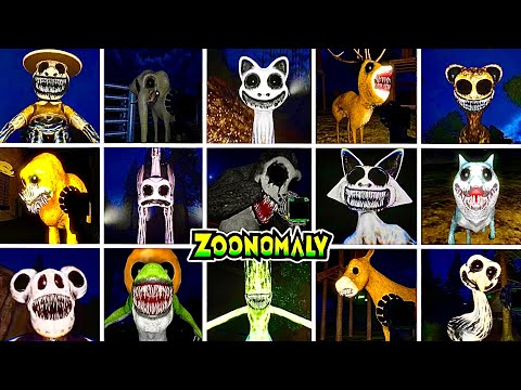 Zoonomaly Mobile VS Zoonomaly Pc - All Jumpscares Comparison (Showcase)