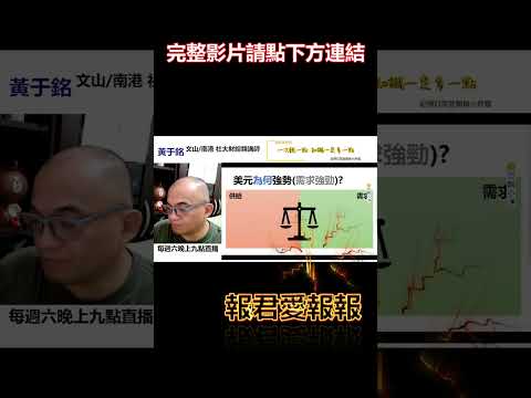 【報君愛報報】透過經濟學的 #供需理論 說明強勢 #美元 的真相 #投資