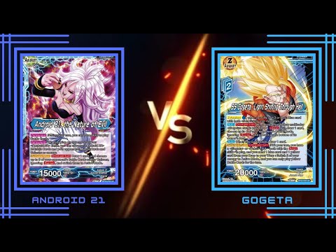 Android 21 vs Gogeta: Set 22 DBS Locals : Best Blue Decks ?