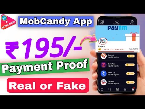 mobCandy app real or fake !! Mobcandy App Payment Proof !! MobCandy App