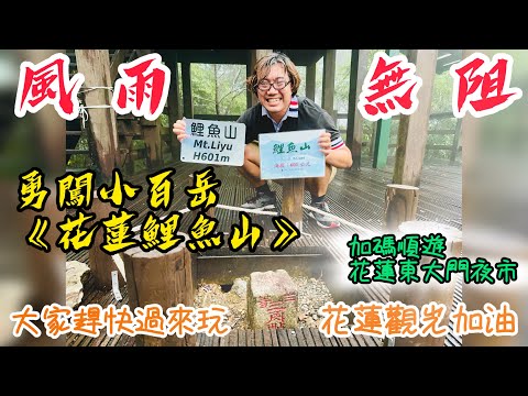 勇闖小百岳《花蓮鯉魚山》｜風雨無阻，為了花蓮的觀光，一個機緣來這走走｜夜晚順遊花蓮市區東大門夜市，大談我對這個夜市的感想！｜