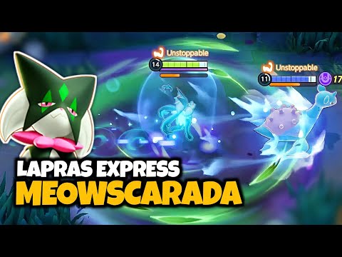 Testing the Wombo Combo Unite Move Meowscarada & Lapras - Pokémon Unite