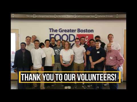 The OSA Volunteers at the Greater Boston Food Bank