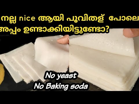 😋നല്ല പഞ്ഞി പോലത്തെ ലെയർ അപ്പം |Easy breakfast recipe|  No yeast | no baking soda|