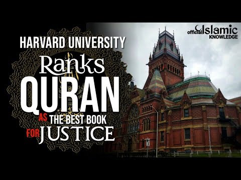 Qur'an - The Best Book For Justice | Harvard University