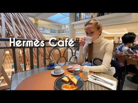 HERMÈS CAFÉ: Fanciest Coffee In Paris in Hermès Store