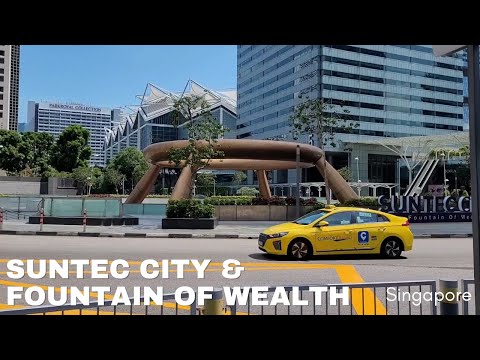 Suntec City Towers & Fountain Of Wealth, Downtown Singapore