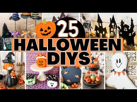 👻 BOO-tiful Halloween decor DIYS on a Budget!  Cute Dollar Tree Halloween Crafts You'll Love!