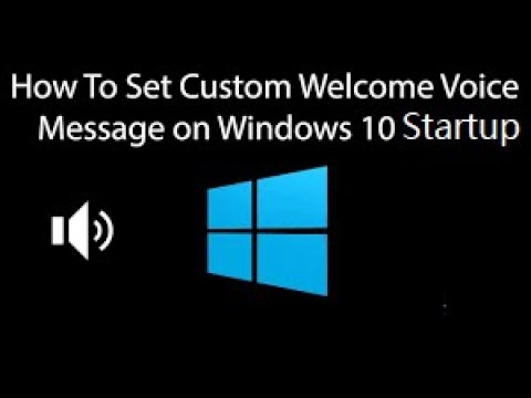 Make your Computer 💻 Greeting you in every startup of you PC 💻 in Windows 10/8/7 || High Tech Dev