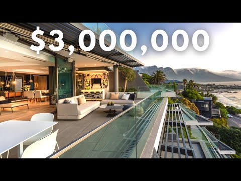 Inside a $3 Million Ultra Modern LUXURY Duplex Apartment in Clifton, Cape Town!