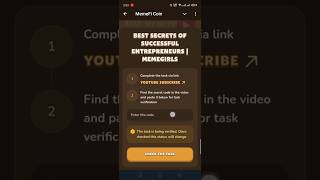 Best Secrets of Successful Enterprenuer Video Code | Memefi Video Code #memeficode #memefivideocode