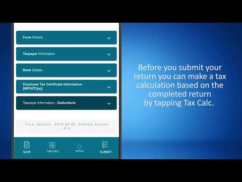 SARS MobiApp - How to Submit your Income Tax Return (ITR12)