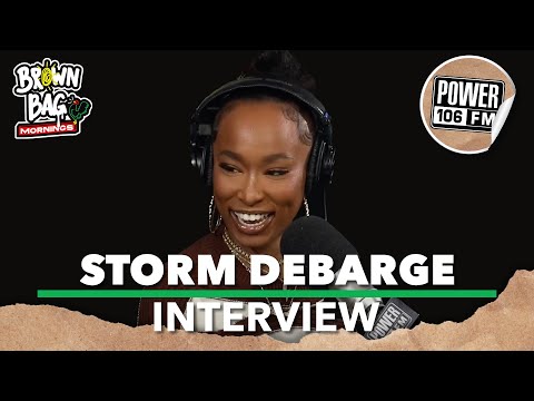 Storm DeBarge Talks Performing at Super Bowl, Being in "Squabble Up" Video & Touring W/ Daddy Yankee