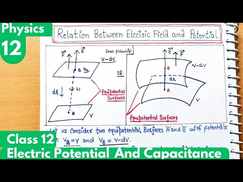 12) Relation between Electric field and potential| Potential Gradient| Class12 Physics