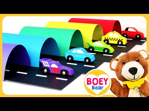 Educational Toy Learning Videos | Wholesome Baby Learning Videos | Learn Colors with Toy Cars