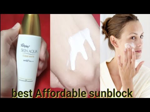 SPF 50 Sunscreen for all skin types+acne prone) Vitamin E+C+collagen+HA {sunplay}