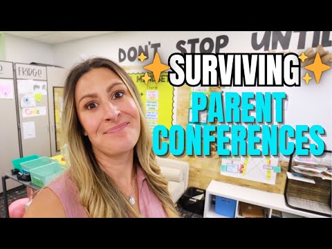 A Day in the Life of a Teacher | Parent Conference Tips and Tricks! - Teacher Vlog