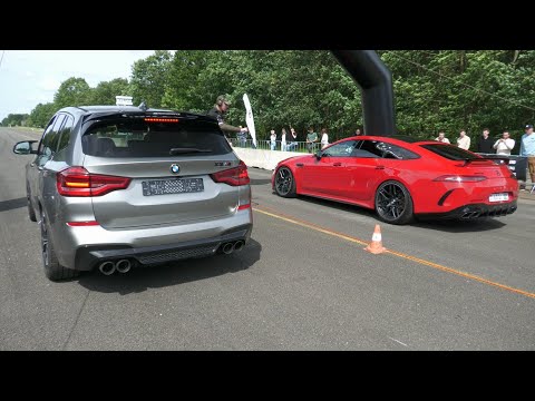 Mercedes-AMG GT63 S 4Matic+ vs BMW M5 F90 Competition vs BMW X3M Competition