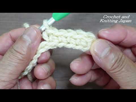 How to Single Crochet  "How to pick up the back of the chain stitch and the top half of the stitch"