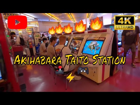 🔥 Tokyo Arcade Tour 2023 [4K] 🕹️ Exploring the Iconic Akihabara Taito Station - Don't Miss Out!"