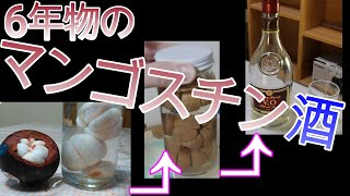 【昔漬けた果実酒】6年物のマンゴスチン酒の味をご紹介!!