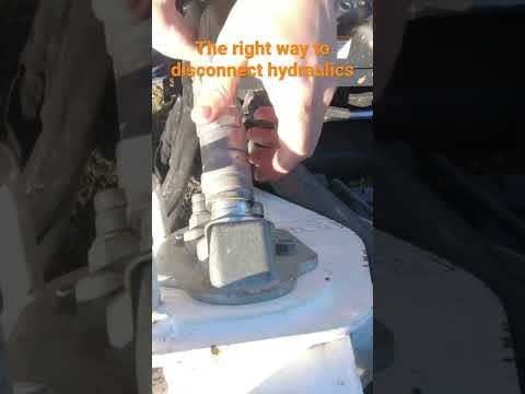 WATCH THIS, Your unhooking your skid steer hydraulics WRONG!