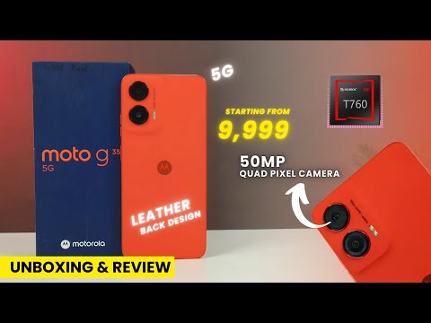 moto G35 5G Unboxing And First Impressions ⚡Best 5G Smartphone @ Rs.9999*!?