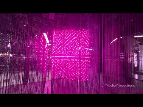 3D LED Cube Display Array Animation by T-Mobile