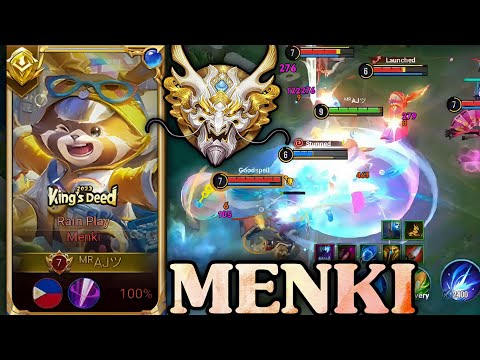 Honor of Kings (Menki) How to Play Aggressive Menki Jungle!? Rank Grandmaster