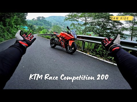 Experiencing Raw Ride of 2024 KTM RC 200 - Raw Underbelly Exhaust Sound.