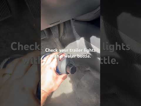 Just a tip:  solo trailer brake light check