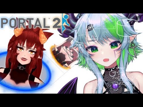 【PORTAL 2】A Lich and a Dragon try to solve puzzles【VTuber 】