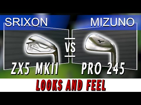 HEAD TO HEAD | Mizuno Pro 245 vs Srixon ZX5 MK2 LOOKS and FEEL WINNER