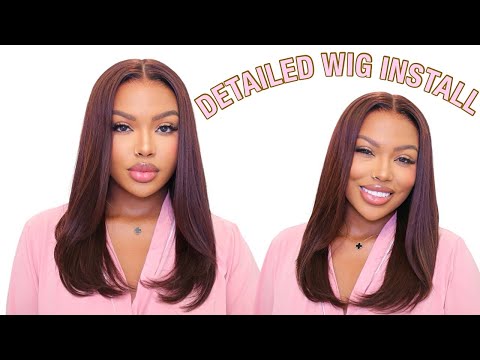 WATCH ME STYLE THIS LAYERED WIG | AUBURN BROWN HAIR COLOR - RPGSHOW