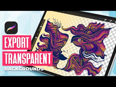 How To Save With A Transparent Background In Procreate