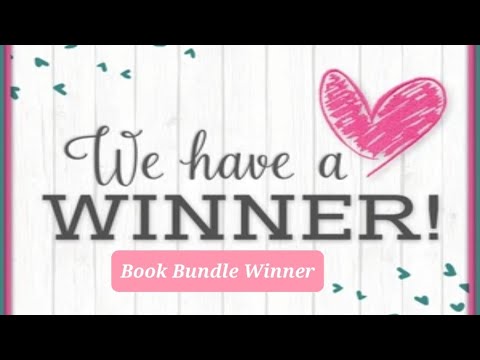 Winner of the book bundle giveaway from my hidden nest egg video! #giveawaywinner #winner