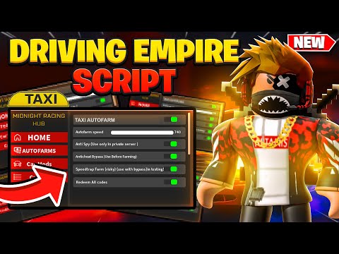 Roblox Driving Empire Script INF MONEY + Auto Farm  *PASTEBIN 2024*