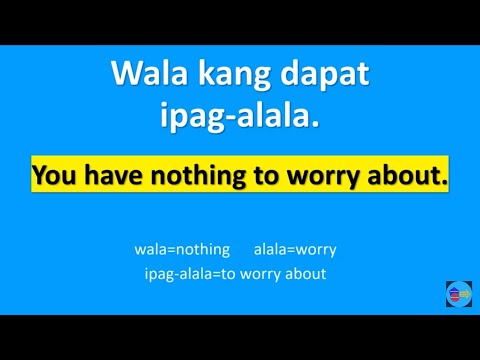 NEGATIVE AND POSTIVE THINGS PEOPLE SAY IN DIFFICULT SITUATIONS (Tagalog English Translation)