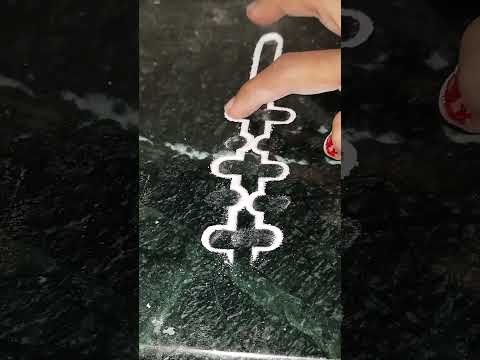 Easy border rangoli ❤️#shortsfeed #shots #trending #viral #art