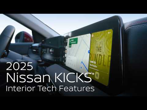 All-New 2025 Nissan Kicks® SUV | Interior Tech Features