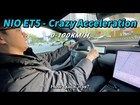 NIO ET5 Acceleration 0-100KM/H First Impression & Launch Test | Preview Video of NIO ET5 Test Drive