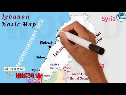 Exploring Lebanon: A Simple Map Guide to Regions And Cities