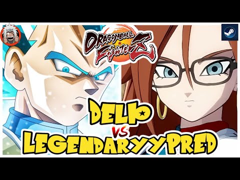 DBFZ Delio vs LegendaryyPred (VegetaSSB, Beerus, GokuSSJ) vs (A21LC, TGohan, Trunks) 1.38