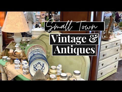 Small Town VINTAGE & ANTIQUES || Thrift With Me || January 2021- YouTube