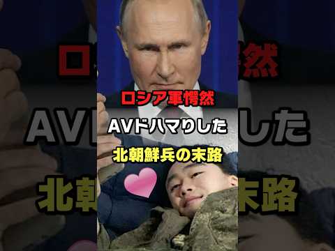 AVにハマって戦闘にならない北朝鮮兵#ロシア #ウクライナ #プーチン #ショート #shorts #ゆっくり解説