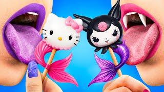 From Hello Kitty And Kuromi To Mermaids! / How to Become Mermaid!