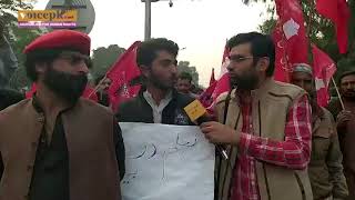 Sindhi students participates in the Student Solidarity March 2021