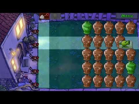 Plants vs Zombies // Bonus game // Vasebreaker endless // gameply.