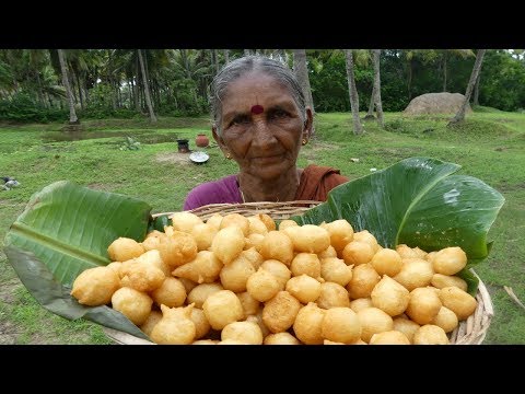 GRANDMA MAKING MYSORE BONDA FOR 100 PEOPLE | VILLAGE FOODS | FOOD & TRAVEL TV